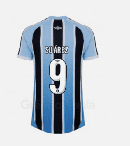 Official Umbro Gremio Suarez 9 Home Jersey 2022 1