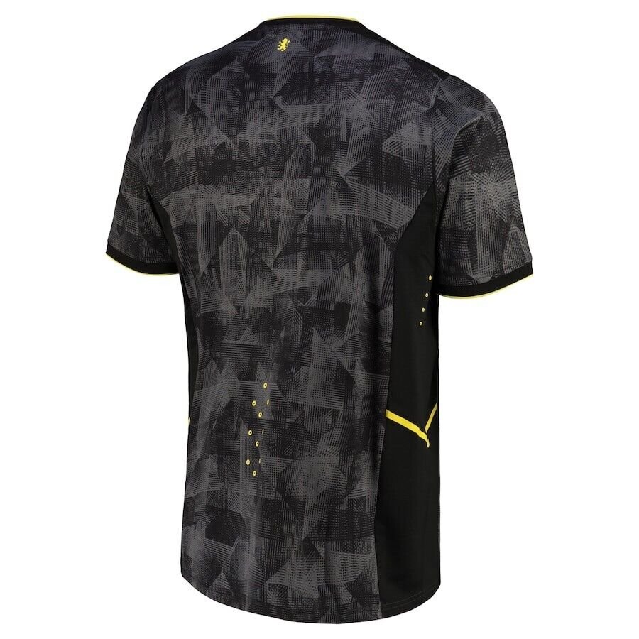 Official Aston Villa Third Pro Jersey 2022/2023 Black/Yellow 4