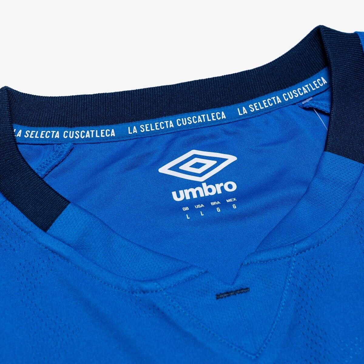 Official Umbro El Salvador Long Sleeve Home Men's Larga Manga Jersey- 2021/22 3