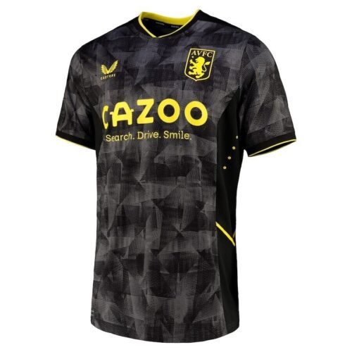 Official Aston Villa Third Pro Jersey 2022/2023 Black/Yellow 5