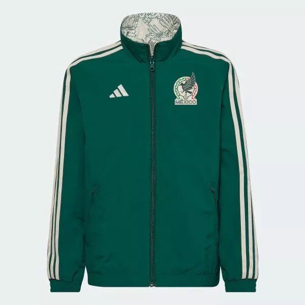 Official Adidas Mexico Anthem Reversible - Green _ White (Authentic) - 4