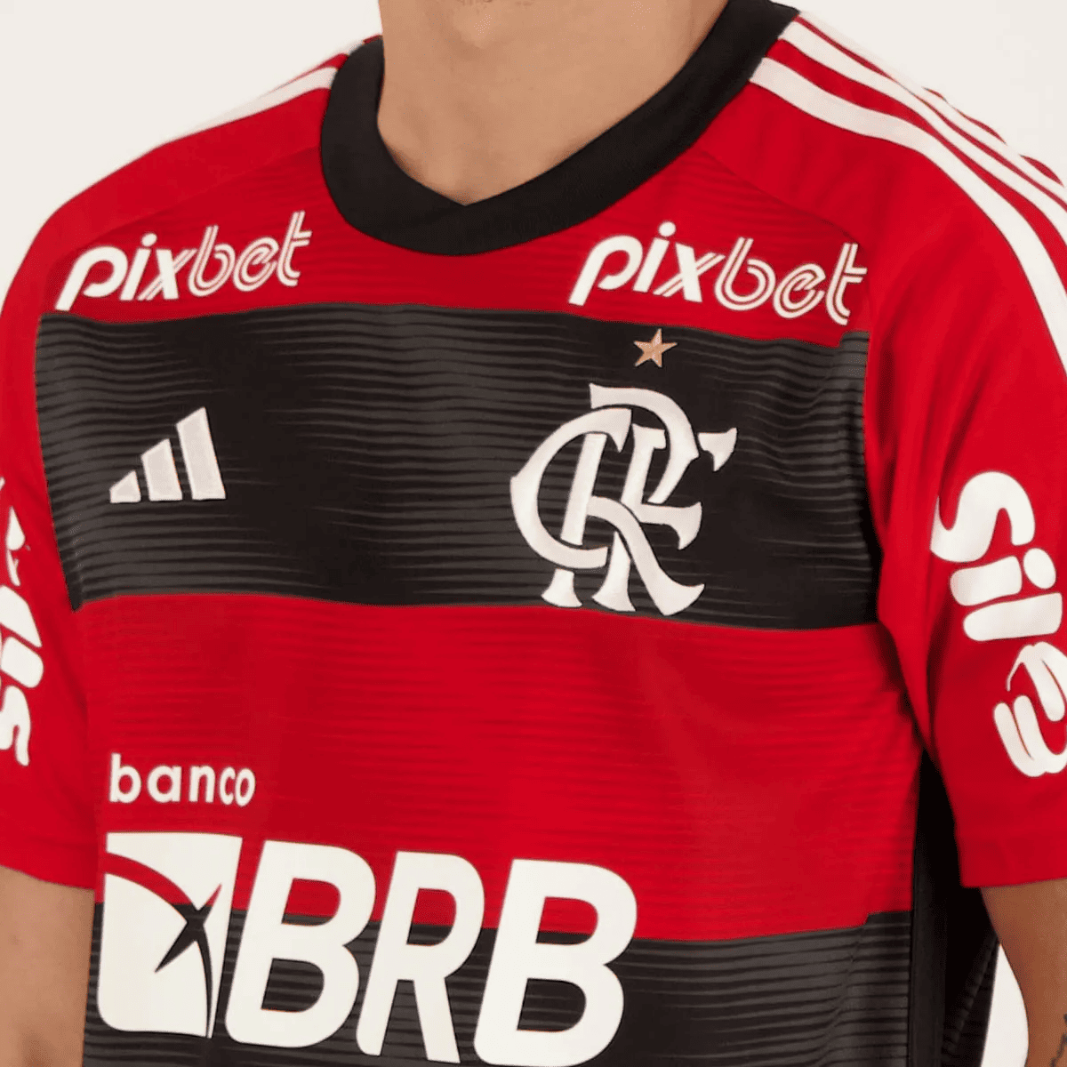 Official Flamengo Home Gabi 10 w/ Sponsors Jersey Shirt Official 2023/24 2