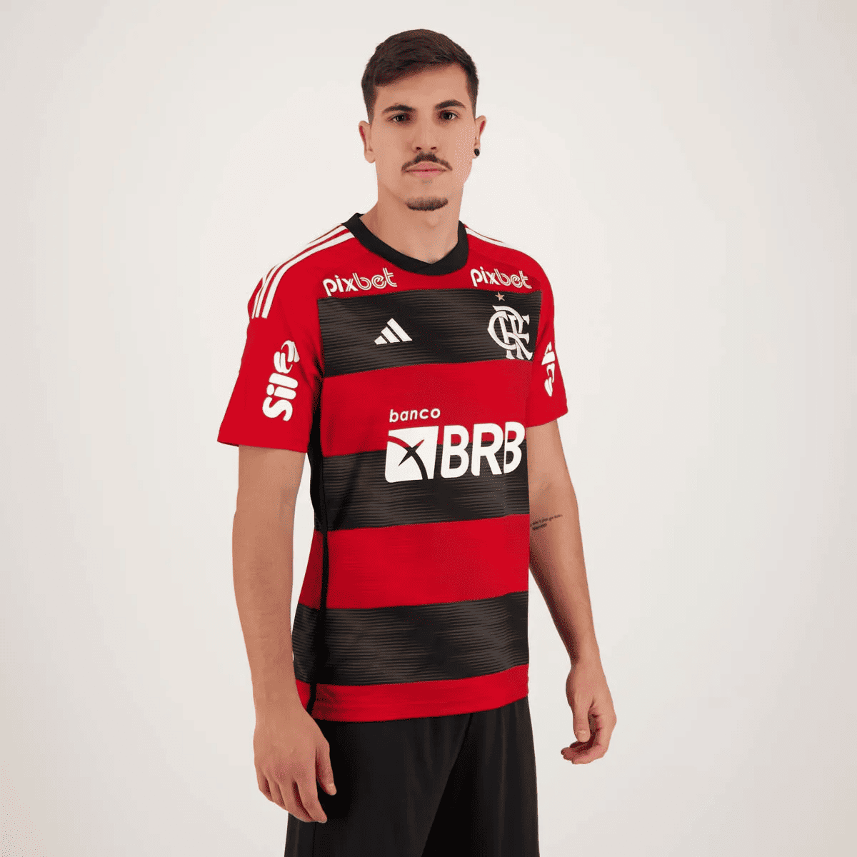 Official Flamengo Home Gabi 10 w/ Sponsors Jersey Shirt Official 2023/24