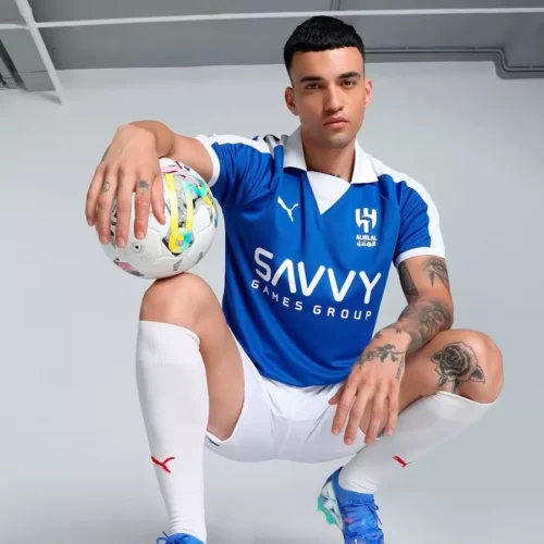 unique soccer jerseys - Al Hilal Saudi F.C. Anniversary Men's Football Jersey