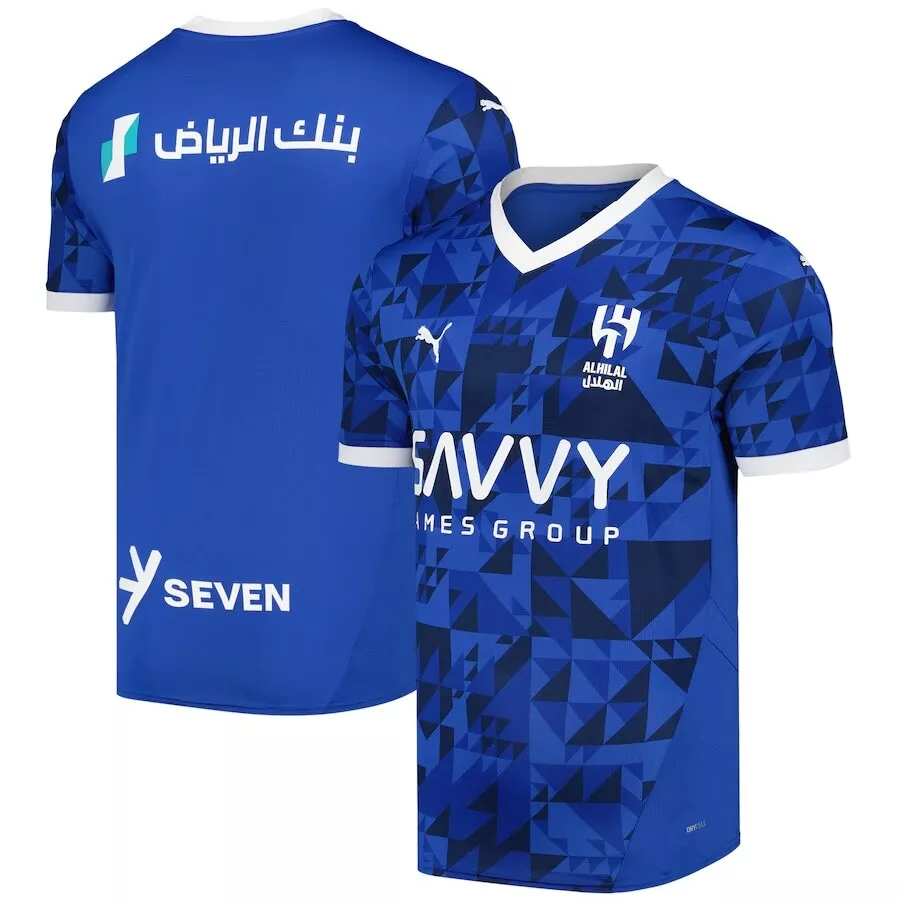 unique soccer jerseys - Al Hilal Saudi F.C. 24/25 Home Men's Football Jersey